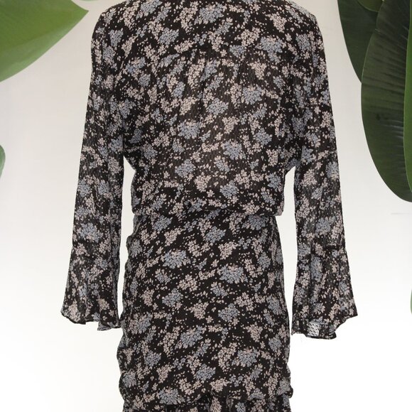 Veronica Beard, Black Multi Sean Dress Size 8 - Picture 9 of 11